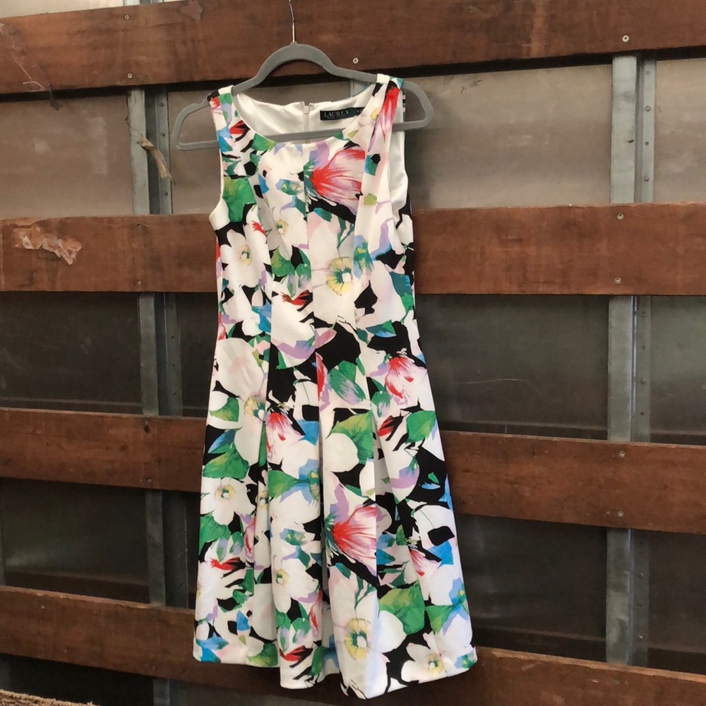 ralph lauren floral dress 6 summer spring